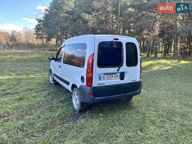 Рено Кєнгу 2003 у Чернівцях на Automoto.ua Білий Рено Кєнгу, об'ємом двигуна 1.5 л та пробігом 316 тис. км за 3400 $, фото 7 на Automoto.ua