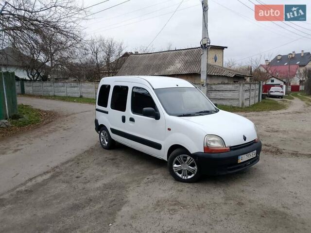 Белый Рено Кенгу, объемом двигателя 1.9 л и пробегом 287 тыс. км за 3300 $, фото 1 на Automoto.ua