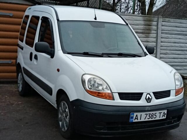 Белый Рено Кенгу, объемом двигателя 1.5 л и пробегом 196 тыс. км за 3100 $, фото 3 на Automoto.ua