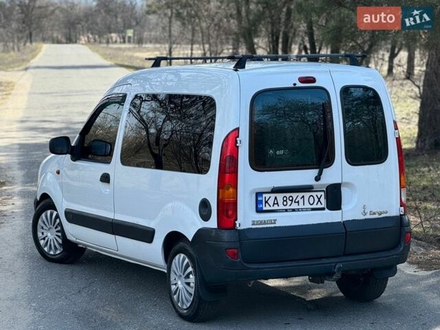 Белый Рено Кенгу, объемом двигателя 1.46 л и пробегом 260 тыс. км за 4300 $, фото 8 на Automoto.ua