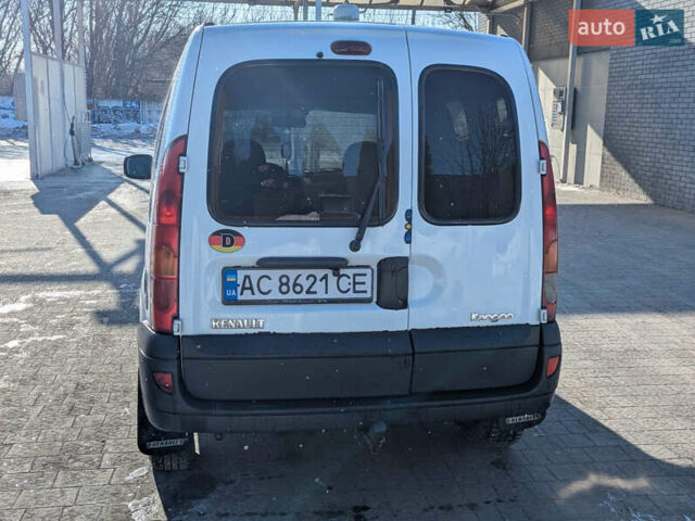 Белый Рено Кенгу, объемом двигателя 1.46 л и пробегом 200 тыс. км за 3000 $, фото 2 на Automoto.ua