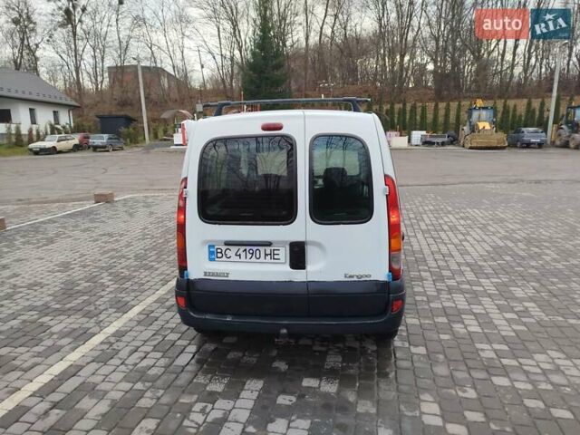 Белый Рено Кенгу, объемом двигателя 1.5 л и пробегом 392 тыс. км за 2900 $, фото 1 на Automoto.ua