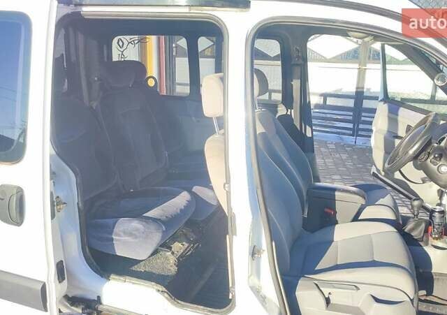 Белый Рено Кенгу, объемом двигателя 1.5 л и пробегом 193 тыс. км за 3500 $, фото 9 на Automoto.ua