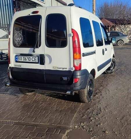 Белый Рено Кенгу, объемом двигателя 1.5 л и пробегом 193 тыс. км за 3500 $, фото 2 на Automoto.ua