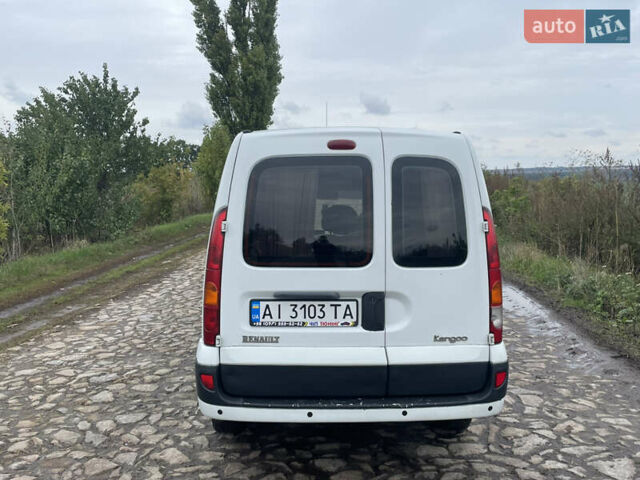 Белый Рено Кенгу, объемом двигателя 1.5 л и пробегом 265 тыс. км за 5000 $, фото 2 на Automoto.ua
