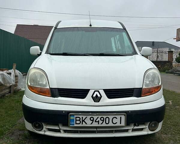 Белый Рено Кенгу, объемом двигателя 1.5 л и пробегом 350 тыс. км за 4200 $, фото 3 на Automoto.ua