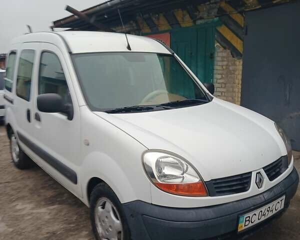 Белый Рено Кенгу, объемом двигателя 1.46 л и пробегом 239 тыс. км за 4500 $, фото 3 на Automoto.ua