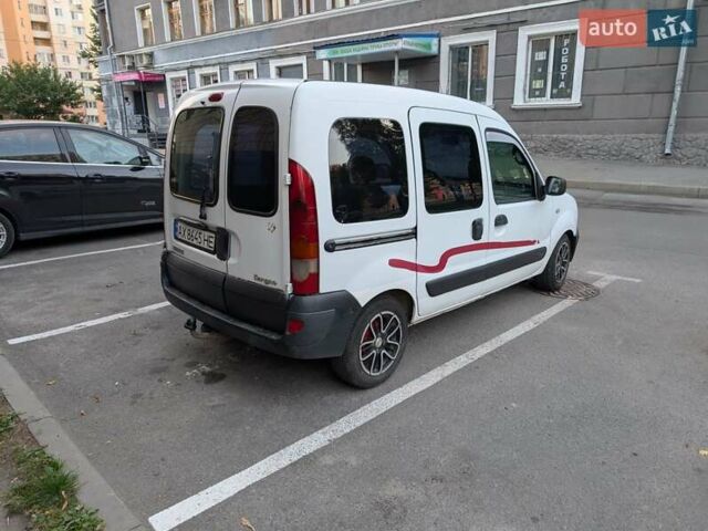 Белый Рено Кенгу, объемом двигателя 1.5 л и пробегом 348 тыс. км за 3000 $, фото 1 на Automoto.ua