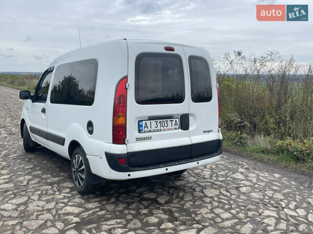 Белый Рено Кенгу, объемом двигателя 1.5 л и пробегом 265 тыс. км за 5000 $, фото 1 на Automoto.ua