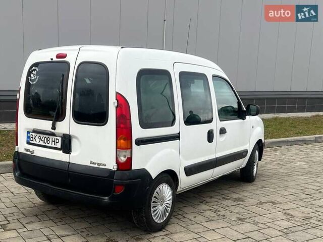 Белый Рено Кенгу, объемом двигателя 1.15 л и пробегом 262 тыс. км за 3550 $, фото 3 на Automoto.ua