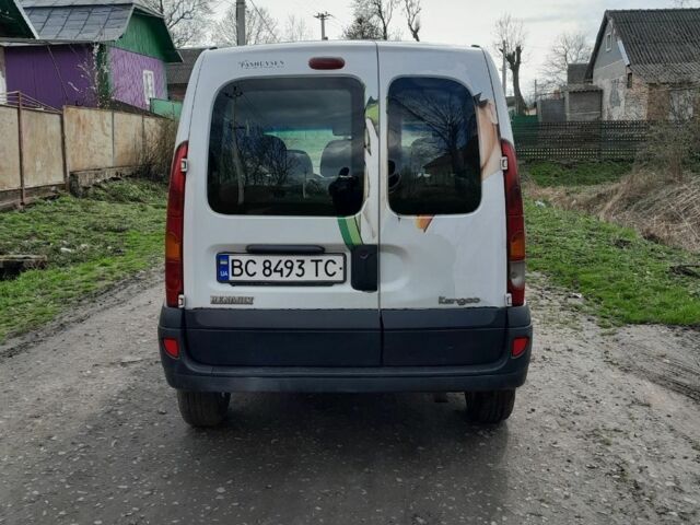 Белый Рено Кенгу, объемом двигателя 1.5 л и пробегом 296 тыс. км за 3550 $, фото 4 на Automoto.ua