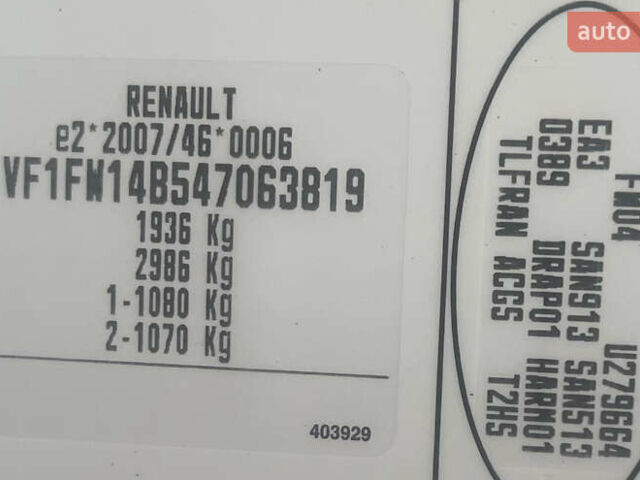 Белый Рено Кенгу, объемом двигателя 1.5 л и пробегом 202 тыс. км за 6400 $, фото 32 на Automoto.ua