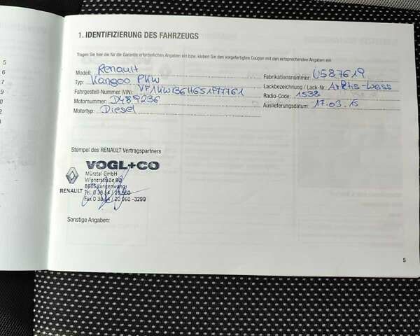 Білий Рено Кєнгу, об'ємом двигуна 1.5 л та пробігом 379 тис. км за 10900 $, фото 32 на Automoto.ua