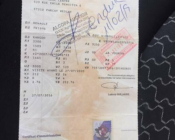 Білий Рено Кєнгу, об'ємом двигуна 1.5 л та пробігом 250 тис. км за 9700 $, фото 27 на Automoto.ua