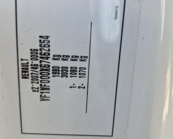 Белый Рено Кенгу, объемом двигателя 1.5 л и пробегом 188 тыс. км за 10900 $, фото 15 на Automoto.ua