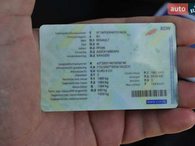 Рено Кенгу 2021 в Киеве на Automoto.ua Белый Рено Кенгу, объемом двигателя 1.5 л и пробегом 232 тыс. км за 12500 $, фото 80 на Automoto.ua
