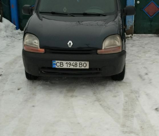 Черный Рено Кенгу, объемом двигателя 1.9 л и пробегом 300 тыс. км за 3800 $, фото 1 на Automoto.ua