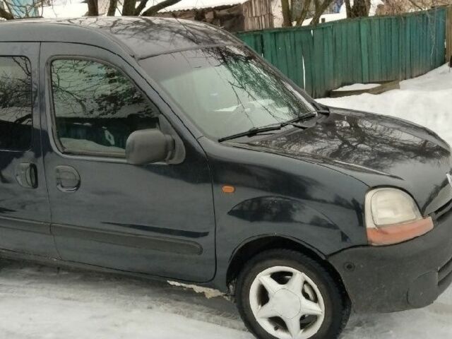 Черный Рено Кенгу, объемом двигателя 1.9 л и пробегом 300 тыс. км за 3800 $, фото 2 на Automoto.ua