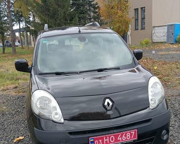 Черный Рено Кенгу, объемом двигателя 1.6 л и пробегом 244 тыс. км за 6700 $, фото 1 на Automoto.ua