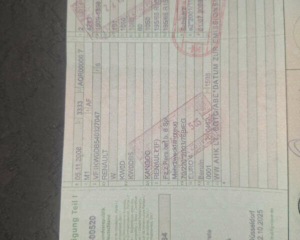 Чорний Рено Кєнгу, об'ємом двигуна 1.6 л та пробігом 152 тис. км за 7300 $, фото 23 на Automoto.ua