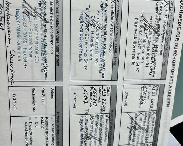 Чорний Рено Кєнгу, об'ємом двигуна 1.6 л та пробігом 201 тис. км за 8400 $, фото 25 на Automoto.ua