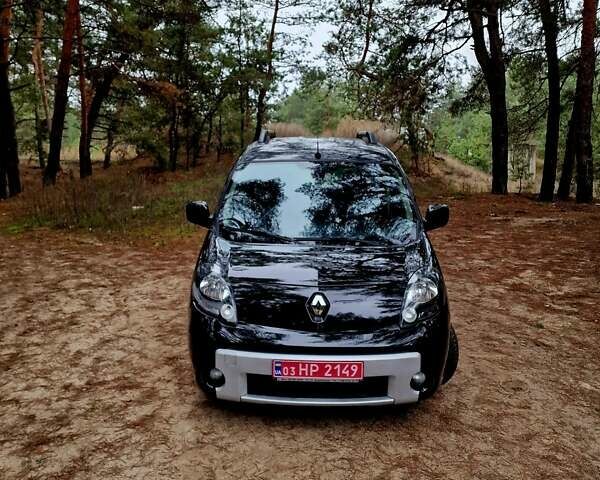 Черный Рено Кенгу, объемом двигателя 1.6 л и пробегом 229 тыс. км за 7900 $, фото 1 на Automoto.ua