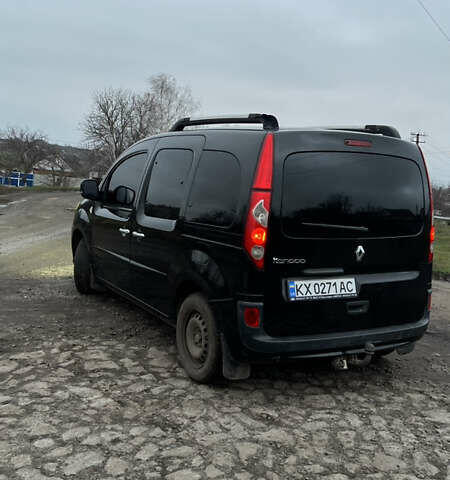 Черный Рено Кенгу, объемом двигателя 1.5 л и пробегом 324 тыс. км за 8500 $, фото 3 на Automoto.ua