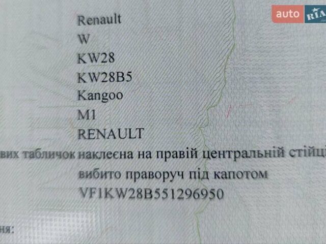 Чорний Рено Кєнгу, об'ємом двигуна 1.5 л та пробігом 230 тис. км за 9400 $, фото 24 на Automoto.ua
