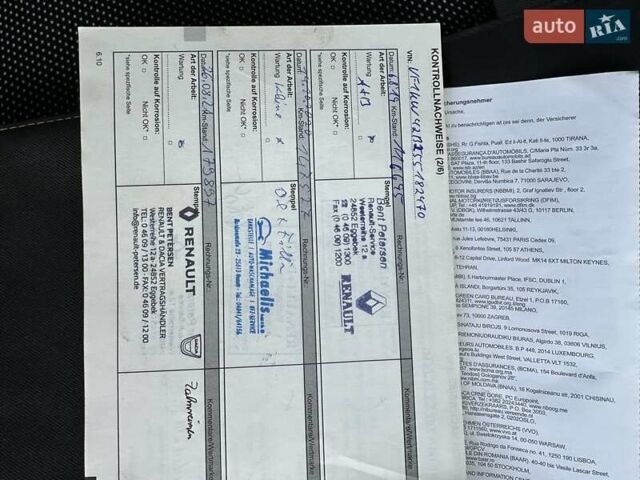 Черный Рено Кенгу, объемом двигателя 1.5 л и пробегом 259 тыс. км за 11550 $, фото 61 на Automoto.ua