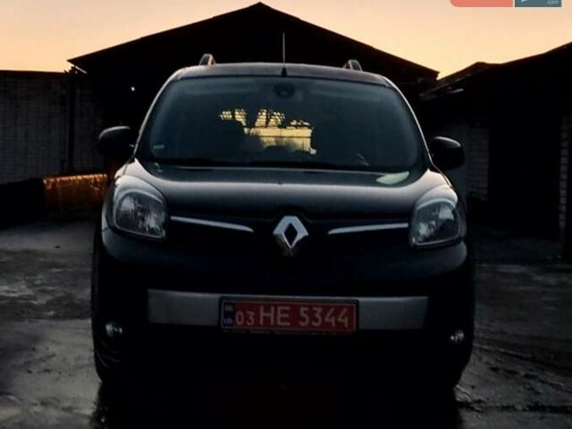 Черный Рено Кенгу, объемом двигателя 1.5 л и пробегом 179 тыс. км за 13500 $, фото 1 на Automoto.ua