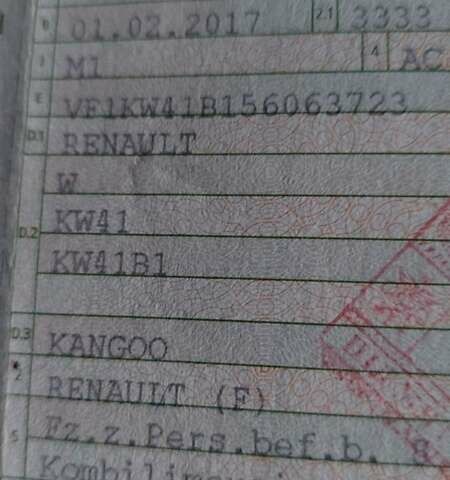 Черный Рено Кенгу, объемом двигателя 1.5 л и пробегом 179 тыс. км за 13500 $, фото 45 на Automoto.ua