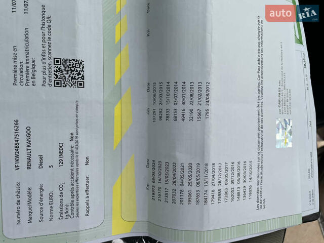 Коричневий Рено Кєнгу, об'ємом двигуна 1.5 л та пробігом 228 тис. км за 8950 $, фото 30 на Automoto.ua