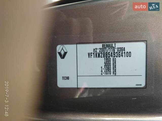 Коричневый Рено Кенгу, объемом двигателя 1.5 л и пробегом 315 тыс. км за 5500 $, фото 6 на Automoto.ua