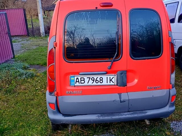 Красный Рено Кенгу, объемом двигателя 1.9 л и пробегом 262 тыс. км за 1500 $, фото 3 на Automoto.ua