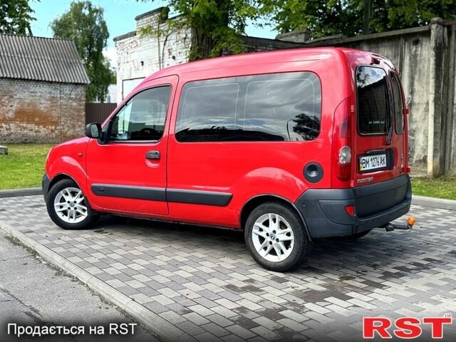 Красный Рено Кенгу, объемом двигателя 1.5 л и пробегом 235 тыс. км за 3850 $, фото 5 на Automoto.ua