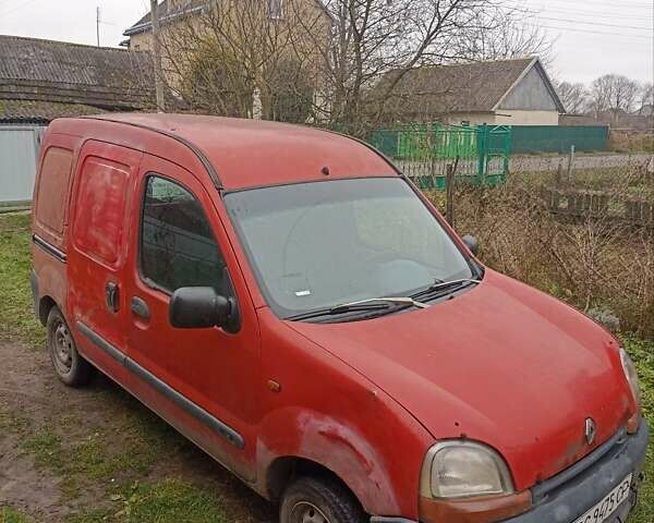 Красный Рено Кенгу, объемом двигателя 1.15 л и пробегом 255 тыс. км за 1300 $, фото 1 на Automoto.ua