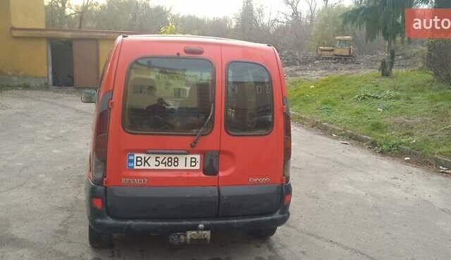 Красный Рено Кенгу, объемом двигателя 1.87 л и пробегом 220 тыс. км за 2600 $, фото 8 на Automoto.ua