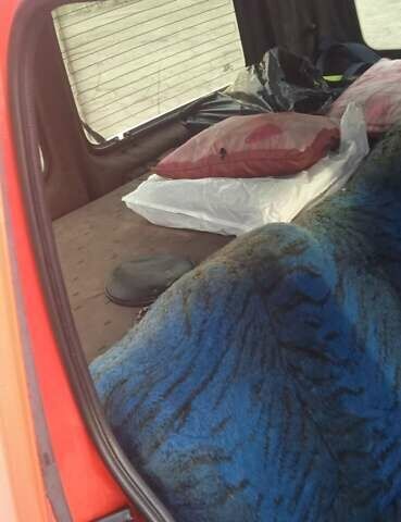 Красный Рено Кенгу, объемом двигателя 1.87 л и пробегом 220 тыс. км за 2600 $, фото 4 на Automoto.ua