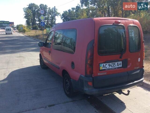 Красный Рено Кенгу, объемом двигателя 1.9 л и пробегом 298 тыс. км за 4328 $, фото 6 на Automoto.ua