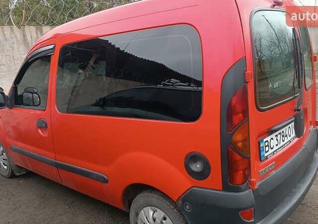 Красный Рено Кенгу, объемом двигателя 1.87 л и пробегом 307 тыс. км за 2900 $, фото 3 на Automoto.ua