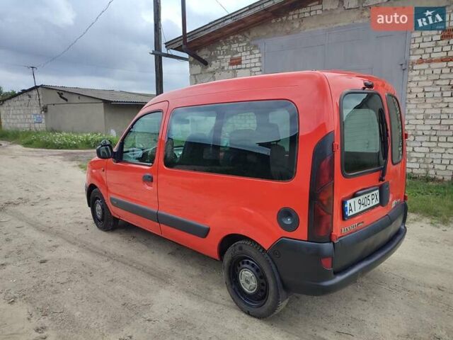 Красный Рено Кенгу, объемом двигателя 1.87 л и пробегом 190 тыс. км за 3400 $, фото 5 на Automoto.ua