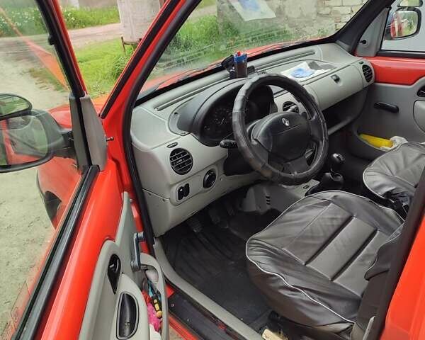 Красный Рено Кенгу, объемом двигателя 1.87 л и пробегом 190 тыс. км за 3400 $, фото 16 на Automoto.ua