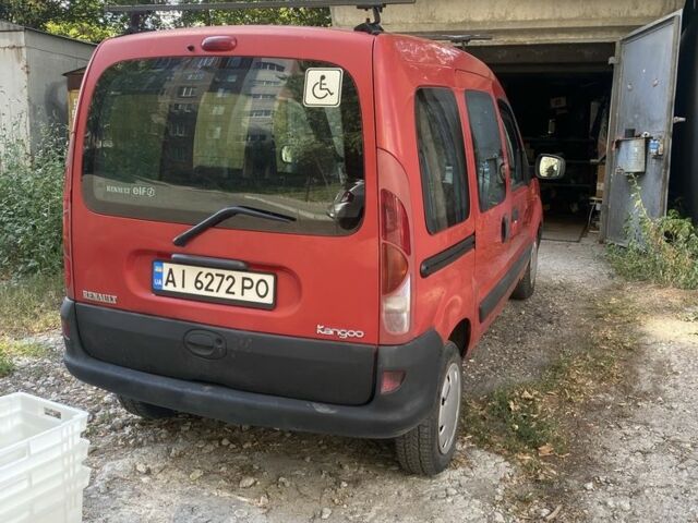 Красный Рено Кенгу, объемом двигателя 1.4 л и пробегом 130 тыс. км за 3500 $, фото 3 на Automoto.ua