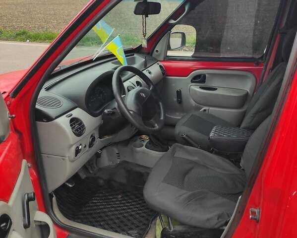 Красный Рено Кенгу, объемом двигателя 1.46 л и пробегом 408 тыс. км за 2600 $, фото 5 на Automoto.ua