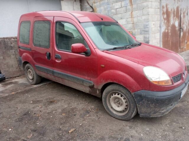 Красный Рено Кенгу, объемом двигателя 1.5 л и пробегом 250 тыс. км за 2500 $, фото 2 на Automoto.ua