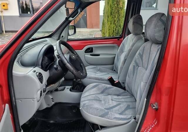 Красный Рено Кенгу, объемом двигателя 1.46 л и пробегом 353 тыс. км за 2999 $, фото 21 на Automoto.ua