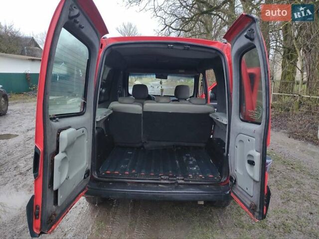 Красный Рено Кенгу, объемом двигателя 1.46 л и пробегом 300 тыс. км за 3300 $, фото 7 на Automoto.ua