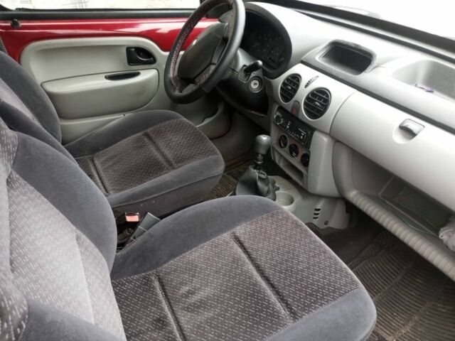 Красный Рено Кенгу, объемом двигателя 1.5 л и пробегом 250 тыс. км за 2500 $, фото 6 на Automoto.ua