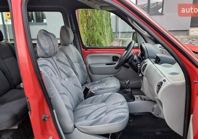 Красный Рено Кенгу, объемом двигателя 1.46 л и пробегом 353 тыс. км за 2999 $, фото 16 на Automoto.ua