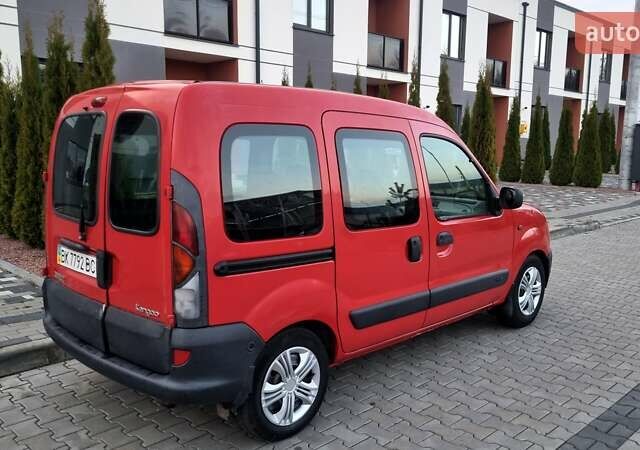 Красный Рено Кенгу, объемом двигателя 1.46 л и пробегом 353 тыс. км за 2999 $, фото 9 на Automoto.ua